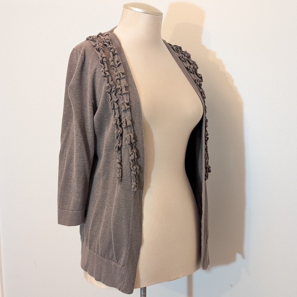 Cotton Mauve Banana Republic Cardigan